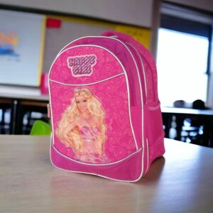Рюкзак барби Barbie рожевий шкільний портфель для дівчинки 1-3 клас.