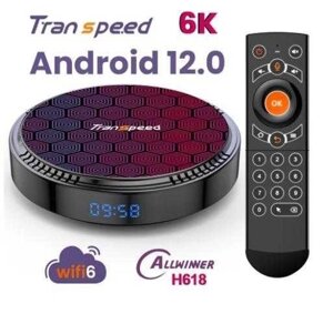 Смарт тв приставка 6K андроїд 12, 4G/32G 2G/16G IPTV x96 TV h96