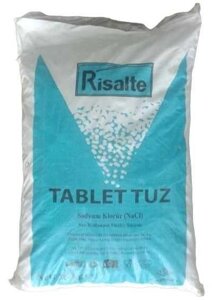 Сіль Екстра таблетована 25 кг Risalte Соль турецька марка А