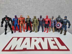 Супергерої Марвел іДС: Грут, Росомаха, Вижен, Тор, Спайдермен та інші.