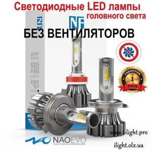 Світлодіодні автомобільні LED лампи NAO NF H4 цоколь ближній дальній