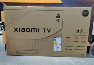 Телевізор 43 Xiaomi TV A2 Black нові, 1рік гар!