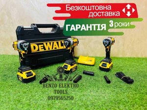 Ударний Безщітковий Гайковерт DeWALT Акумуляторний Винтоверт 36B 447Nm