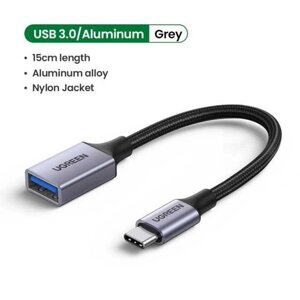 Ugreen Type-C to USB OTG кабель адаптер перехідник USB 3.0