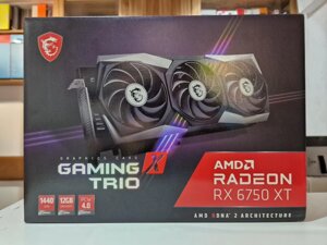 Відеокарта MSI AMD Radeon Radeon RX 6750 XT частота GPU: 2623 (Boost)
