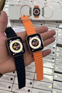 ‼ WATCH 8 Ultra ‼49 мм Smart Watch GS8+ULTRA Жовтогарячий +ремінець
