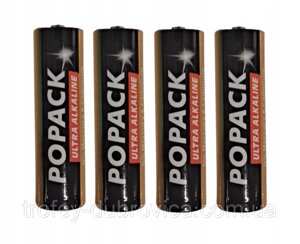 Батарейка popack AAA R6 LR6 (4 шт. упаковка)