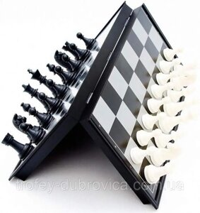 Міжнародний шаховий набір, складана магнітна пластикова шахівниця, портативна іграшка для дітей