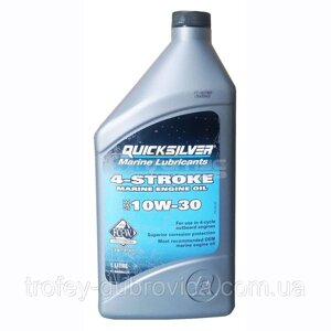 Моторна олива Quicksilver 10W30 (1 л) мінеральна, 4-тактна