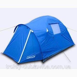 Палатка (намет) туристична 3-х місна Coleman 1504 - Розміри:70+60+200) х 210 х 150 см