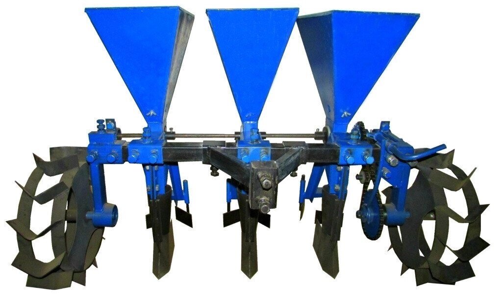 Часникосажалка 3-х рядна Люкс від компанії Agrofast - фото 1