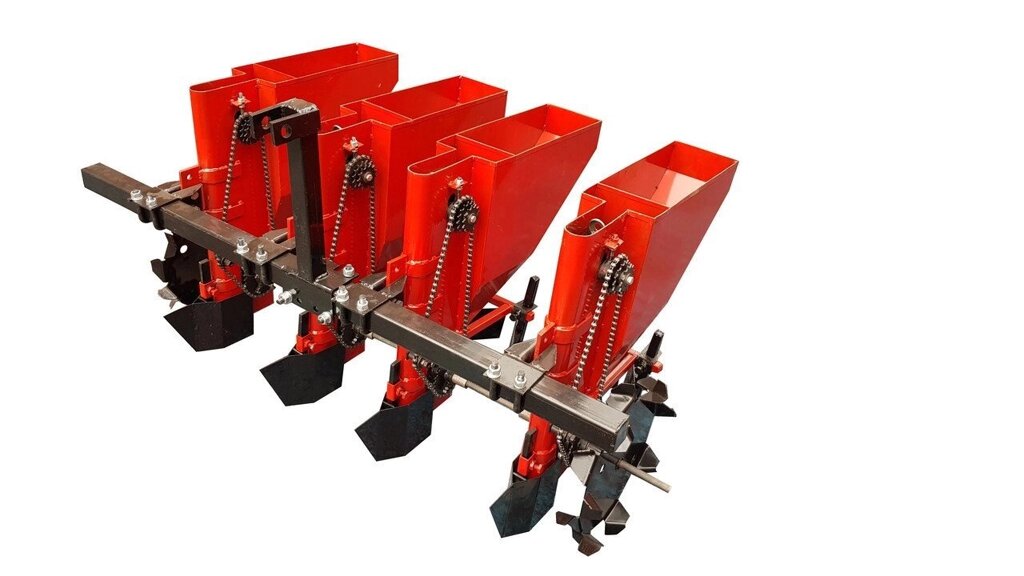 Часникосажалка 4-х рядна для мінітрактора (3т) від компанії Agrofast - фото 1