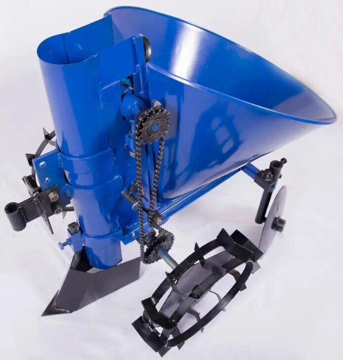 Картоплесаджалка до мотоблока на 20л ланцюгова Agro від компанії Agrofast - фото 1