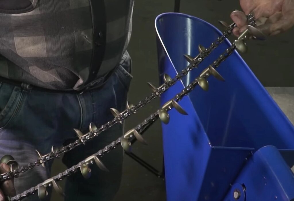 Ланцюг із чашками для однорядної часникової саджалки від компанії Agrofast - фото 1