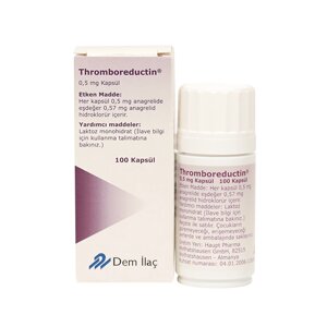 Тромборедуктин 0.5 мг 100 таб