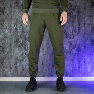 Чоловічі штани джогери з кишенями хакі Pobedov 95