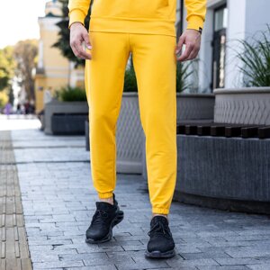 Чоловічі штани джогери з кишенями помаранчеві Pobedov 95