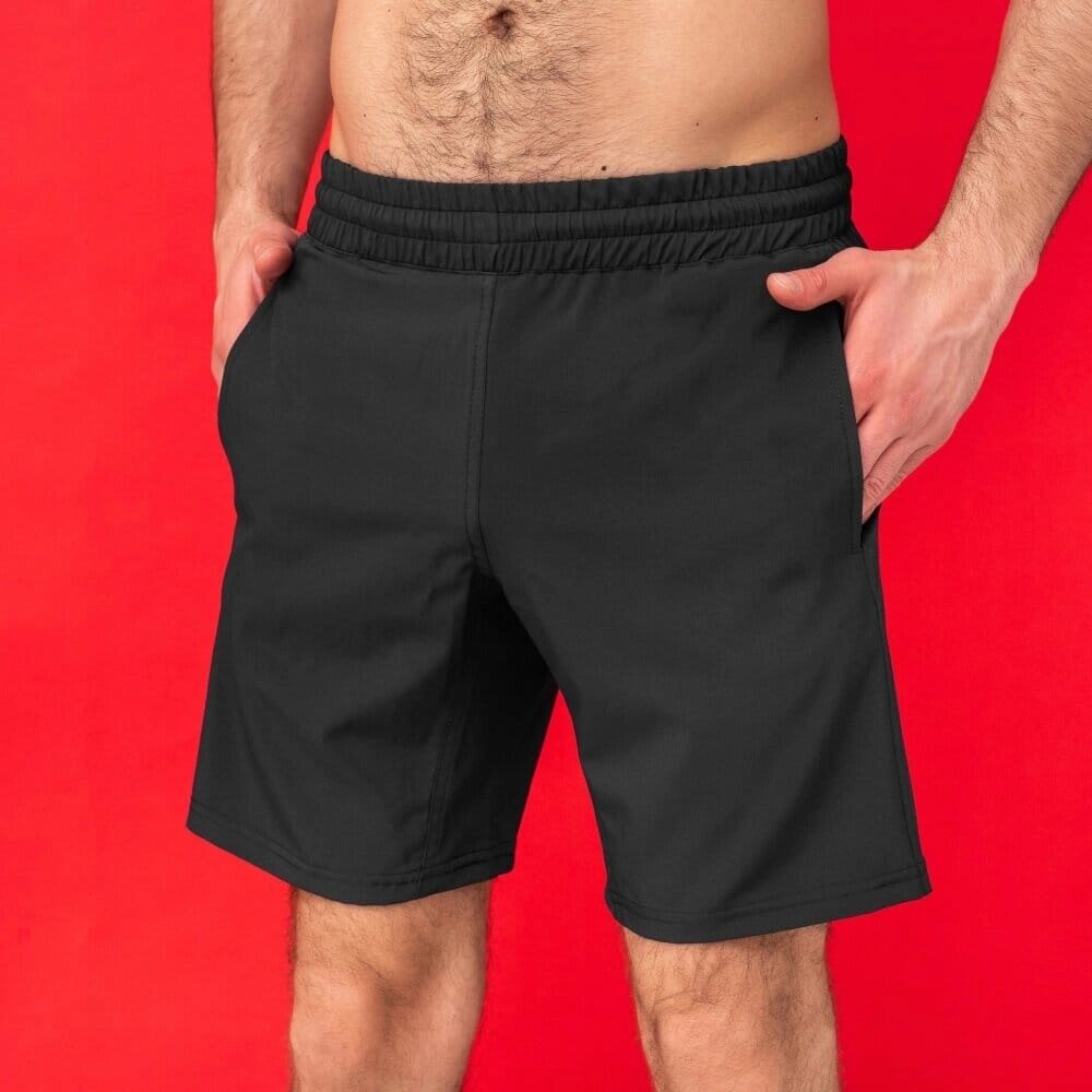 Пляжні шорти чоловічі Pobedov Vocation Black від компанії 4Sezona - фото 1