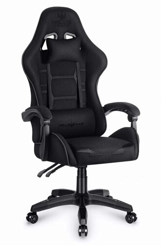Комп'ютерне крісло Hell's Chair HC-1008 Black (тканина)