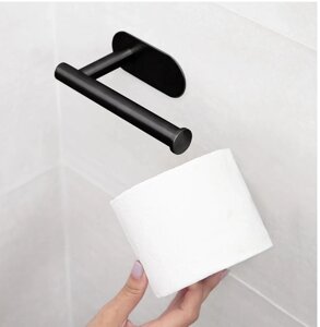Тримач для туалетного паперу чорний MVM BSS-1 BLACK
