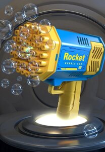 Пістолет для мильних бульбашок Bazooka Bubble Gun (генератор мильних бульбашок)