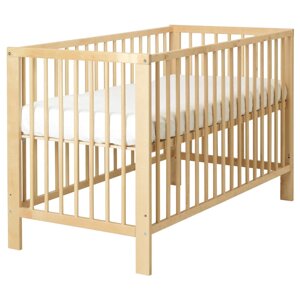 Дитяче ліжко ікеа gulliver 60х120 см береза (40549747)