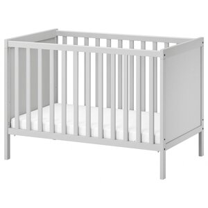 Дитяче ліжко ікеа sundvik 60х120 см сірий (50494075)
