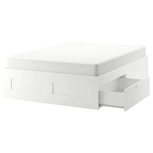 Каркас ліжка з ящиками ІКЕА BRIMNES 140х200 см Leirsund (s99019661)