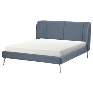 М'який каркас ліжка ІКЕА TUFJORD 140х200 см gunnared blue (00446402)