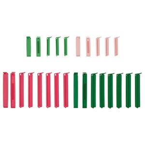 Затиск для сумки ІКЕА BEVARA різні кольори (00524174)