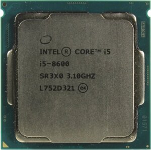 Процесор Intel S1151 Core i5-8600 (3.1GHz 6 Core 6Mb UHD Graphics 630) Refurbished Tray