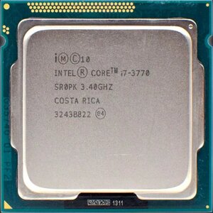 Процесор Intel S1155 Core i7-3770 (3.4GHz 4 Core 8 Thread 8Mb HD Graphics 4000) Refurbished Tray