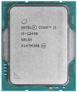 Процесор Intel S1700 Core i5-12400 (4.4GHz 6 Core 12 Thread 18Mb UHD 730) Tray