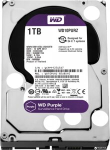 Жорсткий диск 3.5" 1Tb WD WD10PURZ Purple Factory recertified