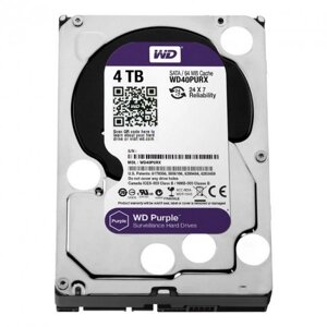 Жорсткий диск 3.5" 4Tb WD WD40PURX Purple Factory recertified