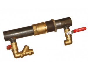 Байбас 40 мм ( 1 1/2"опалення з клапаном (коротка база)