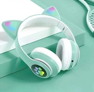 Бездротові комфортні Bluetooth навушники з чистим звуком та підсвічуванням