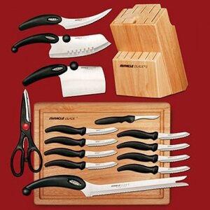 Комплект кухонних ножів Miracle Blade 13 приладів з дошкою