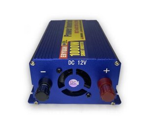 Перетворювач напруги, інвертор струму з 12V на 220V (1000W)