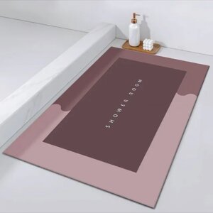 Вологостійкий килимок для ванни Shower Room 40х60 см колір Рожевий