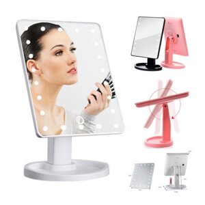 Дзеркало настільне з підсвічуванням LED для нанесення макіяжу – сенсорне керування, бренд Large Led Mirror