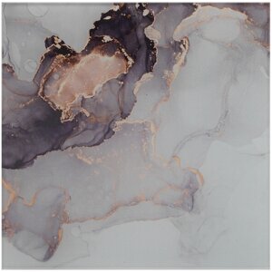 Панель для витяжних вентиляторів та решітки скляна АirRoxy MARBLE PINK GOLD Glass (01-188)