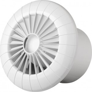 Вентилятор витяжний круглий для ванної з таймером і датчиком влажності AirRoxy aRid 120 BB білий 01-045