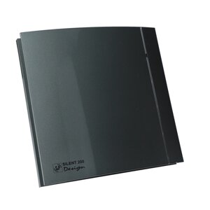 Витяжний вентилятор для ванної Soler & Palau SILENT 200 CZ GREY DESIGN 4C темно-сірий