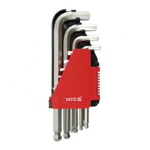 Ключі Шестигранні(2-12 мм)Імбусові Набір (Комплект)10 шт YATO YT-0509