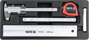 Ложемент з вимірювальним інструментом 5 шт YATO YT-55474