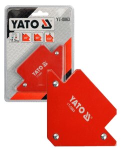 Магнітний Кутник Для Зварювання 45°90°135° YATO (YT-0863)