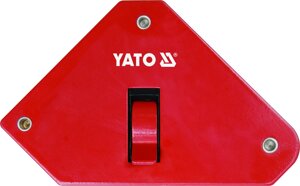 Магнітний Кутник Для Зварювання з Перемикачем 45°90° YATO (YT-0868)