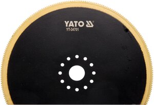 Насадка Пильне Полотно Ø 100 мм Для Листового Металу до Реноватора YATO YT-34701