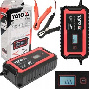 Зарядний пристрій (12 В) LCD Для Автоакумулятора YATO YT-83002